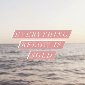 ‼️Everything Below is SOLD‼️